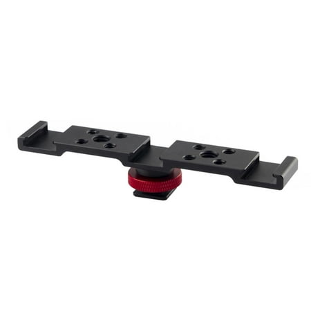 Image of Three Flash Shoe Mount Brackets for DSLR Great Portability Easy to Carry