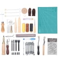 thumbnail image 1 of Leather Stamping, Leather Carving, With A Tool Box Decorative Glue High-quality For Punching DIY Enthusiasts Sewing Use, 1 of 8