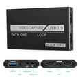 thumbnail image 3 of Carte de Capture Vidéo 4K, Carte de Capture USB 3.0 Boucle 4K pour Réunions en Ligne, 3 of 7