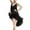 Black, variant on YM YOUMU Kids Girl Tassel Ruffle Latin Tango Dress Irregular Mesh Fringe Competition Dancewear