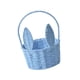 thumbnail image 5 of Cesta de flores trenzada, cesta de conejito de Pascua, cesta de huevos de Pascua, almacenamiento para fiestas Azul, 5 of 9