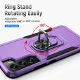 thumbnail image 3 of Full Body Protective Phone Case for Galaxy S22 Case, Heavy Duty Shockproof Cover Samsung Galaxy S22 Case [Dual Layer][Hard PC Back],Built in Finger Ring Stable Magnetic Ring Kickstand, 3 of 8