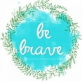 thumbnail image 2 of Matic, Jelena 12x12 Gold Ornate Wood Framed with Double Matting Museum Art Print Titled - Be Brave, 2 of 4