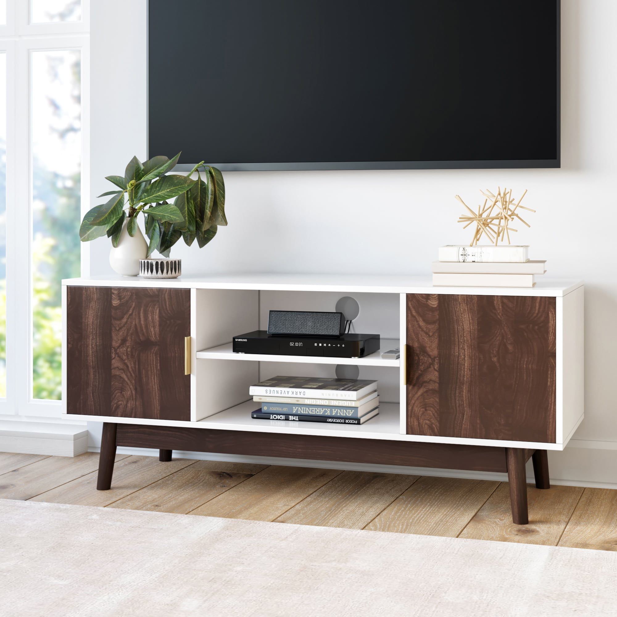 Nathan James Wesley Scandinavian TV Stand  Media Console  