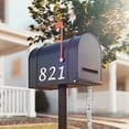 thumbnail image 2 of Assured Signs Reflective Mailbox Number Stickers for Outside - 5 Set of 3 Inch Numbers - White Self-Adhesive Decals, 2 of 6