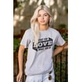 thumbnail image 3 of Do What You Love Quote Cute Inspiring Men's Graphic T Shirt Tees Brisco Brands X, 3 of 4