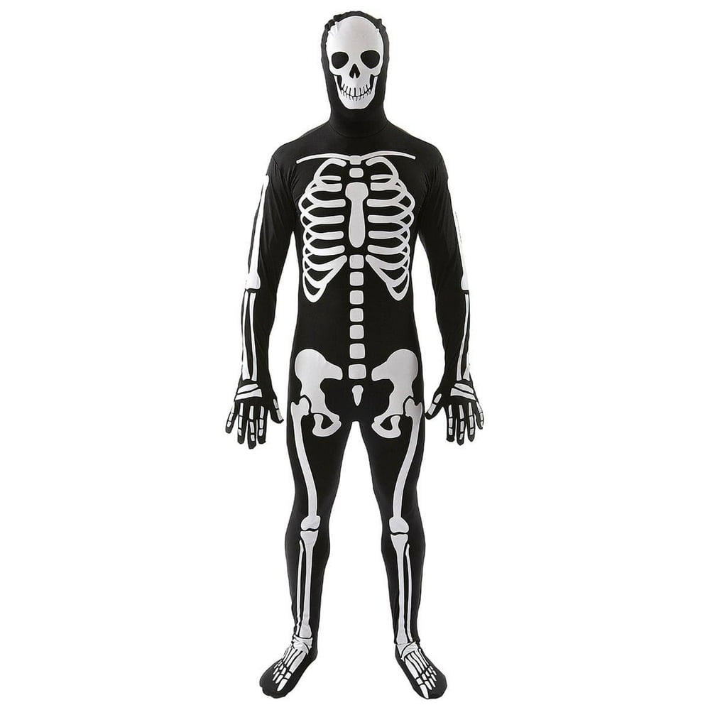 Classic Skeleton Adult Costume Skin Suit - Walmart.com - Walmart.com