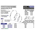 thumbnail image 1 of Cincho de acero inoxidable 20 cm, 200 lb, 10 pzas Volteck Cincho de acero inoxidable 20 cm, 200 lb, 10 pzas, 1 of 1