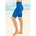 thumbnail image 3 of Swim 365 Women's Plus Size High-Waist Full-Coverage Swim Bike Short, 3 of 6