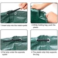 thumbnail image 5 of 2x Bolsas para residuos de jardín, 272l Bolsas para residuos de jardín autoportantes, Bolsas para hojas, Contenedores para residuos de jardín, Bolsas para residuos verdes de tejido resistente de, 5 of 5