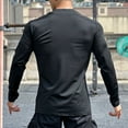 thumbnail image 4 of Xzbqbs Mens Casual Shirts Long Sleeve Full Zipper Muscle Fit Quick Dry Pullover Lightweight Solid Color Sports Fitness Shirts, 4 of 5