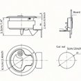 Latch Structure 1pc Boat Latches Flush Pull Slam Latch for Boat Door Latches Handle ...