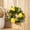 Yellow, variant on Artificial Lemon Wreath - Polyester Indoor Floral Decor for Home, Table, and Garden, Perfect for Spring Events and Cheerful Decorations Yellow
