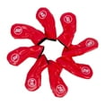 thumbnail image 4 of LOVIVER 8Pcs Golf Iron Club Head Covers Embroidery Golfer Gift with Degree Protector Red, 4 of 8
