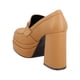 thumbnail image 3 of Zapato de vestir Miracol by Mama Lola sintético Elegante Comodo plataforma Alta Ajustable cafe 22.5, 3 of 4