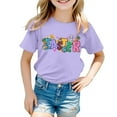thumbnail image 3 of Gunia Easter Shirts For Boys Girls Teen Kids Short Sleeve Prints T Shirts Child Tops 2-12 Years, 3 of 5