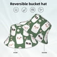 thumbnail image 5 of Kll Alpaca Faces Bucket Hat For Women Men Packable Travel Beach Sun Hat Outdoor Rave Accessories Reflective Fisherman Cap, 5 of 9