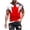 White, variant on FAWUUDO Men's Crew Neck T-Shirt Canadian Maple Leaf Print Short Sleeve Casual Top for Canada Day Celebrations White