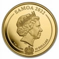 thumbnail image 2 of 2022 Samoa 1 oz Gold Looney Tunes Daffy Duck (Abrasion), 2 of 4
