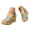 Green, variant on Wedge Platform Sandals for Women Espadrille Ankle Strap Buckle Open Toe Fashion Casual Summer Shoes