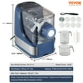 thumbnail image 2 of VEVOR Electric Pasta Maker, 150W Automatic Noodle Maker Machine with 8 Pasta Shapes, 4 Intelligent Modes, 500g Flour Capacity Pasta Maker Machine with Measuring Cups, Cleaning Brush for Home Kitchen, 2 of 9