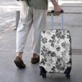 thumbnail image 3 of Pioneer Flower Floral Print Pattern Luggage Cover Fashion Suitcase Cover Baggage Covers Fit 25-28 Inch Luggage (Go Travel), 3 of 5