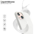 thumbnail image 5 of Entronix Silicone Case Compatible with iPhone 13, Protective Cover, White, 5 of 6