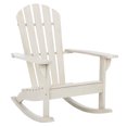 thumbnail image 5 of SAFAVIEH Outdoor Collection Brizio Adirondack Rocking Chair White, 5 of 7