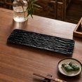 thumbnail image 4 of Japanese Style Rectangular Sushi Platter, Dishwasher Safe Serving Tray for Appetizers, Fruit Cakes and Desserts, 4 of 6