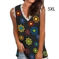 thumbnail image 3 of Qarigey Chaleco de mujer, camiseta sin mangas estampada, vacaciones, boda, fiesta, playa, vacaciones, deportes, moda básica, Top de verano, ropa cómoda Type2 NO2 Qarigey AP010894-32, 3 of 4