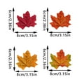 thumbnail image 3 of EUDIDV Halloween Decorations 200Pcs Four Color Simulation Maple Leaf Thanksgiving Filler Sale Clearance, 3 of 7