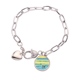 thumbnail image 1 of Natación, deportes acuáticos. Pulsera de cadena de corazón joyería encanto moda, 1 of 3