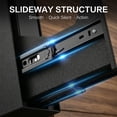 thumbnail image 5 of Locksworth Smart Gun Safe with LED Light, Biometric Fingerprint & App Control, Quick-Access Slide-Out Handgun Safe with Keypad & Hidden Key, Wall Mounted Pistol Safe, 5 of 6