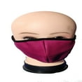 thumbnail image 4 of Double Layered Face Mask Reversible Washable Mouth Mask Pink-Black, 4 of 4