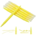 thumbnail image 1 of Marcadores de Doble Pincel Uxcell, Bolígrafo de Punta Fina y de Pincel Amarillo Claro para Colorear, 6 Piezas, 1 of 6
