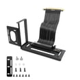 thumbnail image 1 of Support de Carte Vidéo GPU Vertical Support de Carte Vidéo en Alliage d'Aluminium Support de Carte Graphique PC Support de Boîtier d'Ordinateur avec Câble, 1 of 5