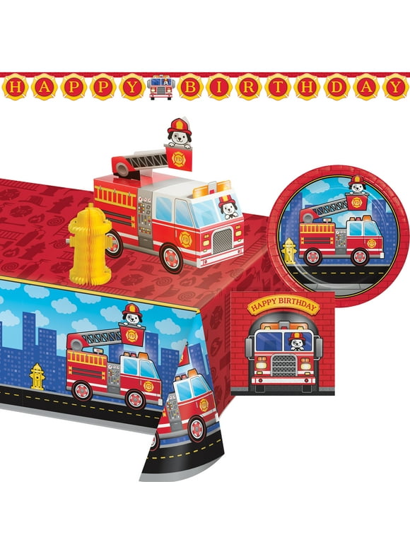 Fire Truck Party Supplies in Party & Occasions