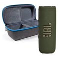 thumbnail image 1 of Altavoz Bluetooth JBL Flip 6 verde con divvi! Funda negra, 1 of 6