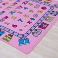 thumbnail image 5 of Allstar Pink Kids / Baby Room Area Rug. Learn ABC / Alphabet Letters Numbers with a Train Bright Colorful Vibrant Colors (3' 3" x 4' 10"), 5 of 7