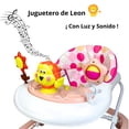 thumbnail image 2 of Andadera para Bebé con luz sonido llantas de gel diseño León - Rosa, 2 of 7