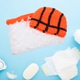 thumbnail image 4 of KAKOWELY Accesorio para fotografía de bebé, diadema, sombrero, mameluco, disfraz, conjuntos de baloncesto tejidos a crochet, accesorios para fotos, envoltura, 4 of 5