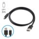 thumbnail image 3 of Cable de carga USB-C YONGSHENG 3 metros Negro, 3 of 3