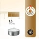 thumbnail image 2 of Set de 100 velas L'ner de Tea Light, sin perfume, 3,5 horas de combustión, 2 of 7