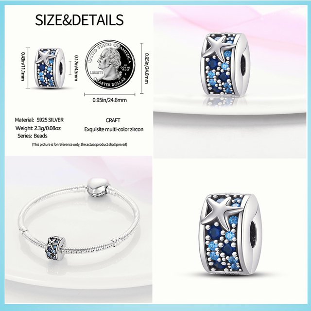 Charms 100 % Real 925 Plata Esterlina Océano Serie Sirenas Concha Encantos Abalorios Ajuste Original Pandora Pulsera Para Las Mujeres Cumpleaños Moda Joyería Regalo
