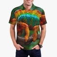 thumbnail image 1 of Balery Chameleon Camisa Polo de Hombre con Estampado, de Manga Corta y Tejido Medio, Camisa Tipo Golf Polo-4X-Large, 1 of 6