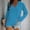 509_Sky Blue, variant on Plain T Shirts for Women Retro Double V Neck Long Sleeve Loose Casual Blouse Tee Summer Tops