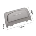 thumbnail image 3 of Soporte para gafas de coche, soporte para guardar gafas, fácil instalación, estuche para gafas de sol Beige, 3 of 4