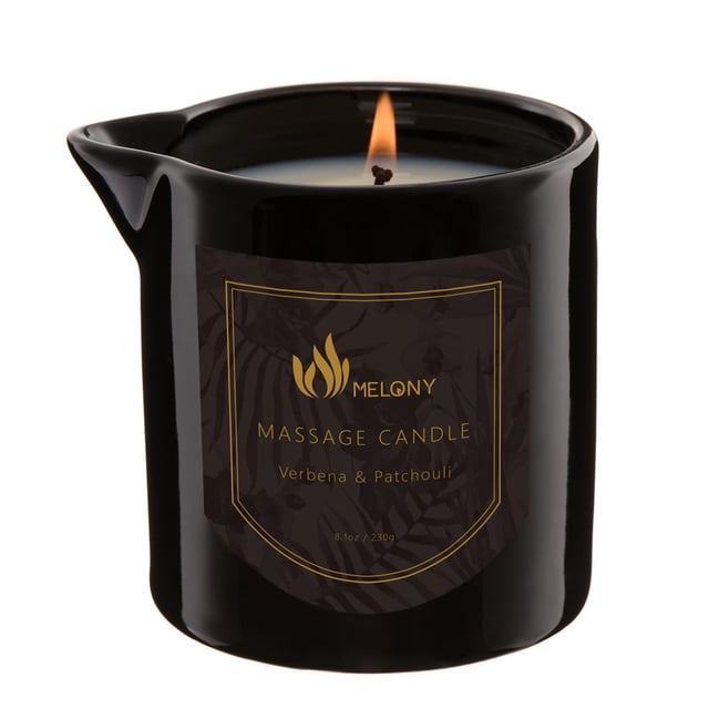 Vela de aceite de masaje MELONY Pure Relaxation 240 ml Verbena Patchouli