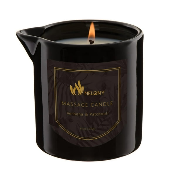 Vela de aceite de masaje MELONY Pure Relaxation 240 ml Verbena Patchouli