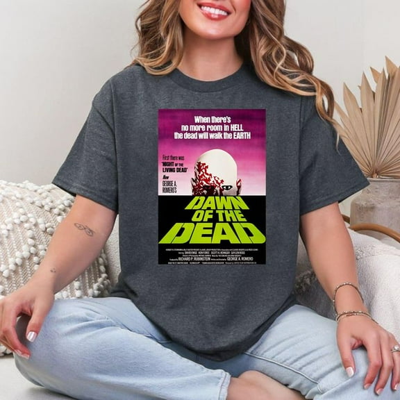 Dawn Of The Dead Shirt, Horror Movie Fan Shirt Men’s And Women’s Graphic Tee 100% Cotton by TBun, Full Sizes S-5XL